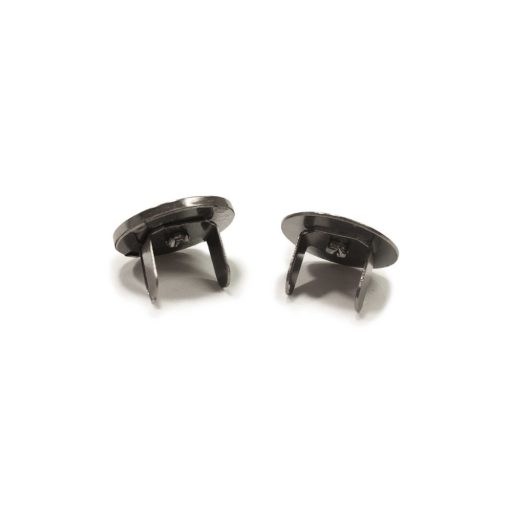 Lapos mágneszár, fekete nikkel, 18 mm
