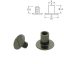 Övcsavar 10x6 mm, fekete nikkel