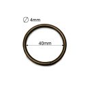 Vas karika, antik, 40 mm x 4 mm