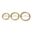 Vas karika, arany, 35 mm x 5 mm