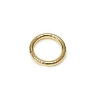 Vas karika, arany, 20 mm x 5 mm