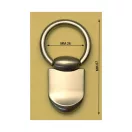 Fogótartó karikával, 26 mm, nikkel