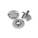 Kör alakú mágneses zár, 20 mm, fekete