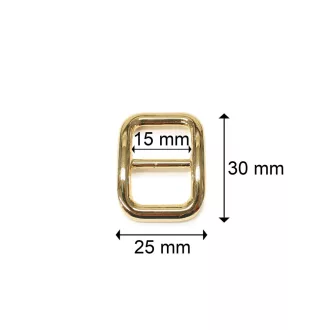 Zamak fix csúszó, 15x22x4 mm, antik