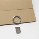 Kör alakú táska zár. nikkel