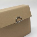 Félkör táska zár. nikkel