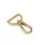 Lapos karabiner, 25 mm, arany