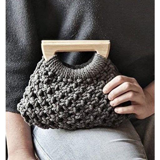 Fa táskafül, íves, 16 cm