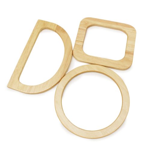 Fa táskafül, íves, 16 cm