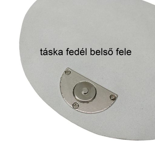 Kör alakú mágneses táskazár, nikkel