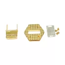 Hatszögletű fordítózár, arany