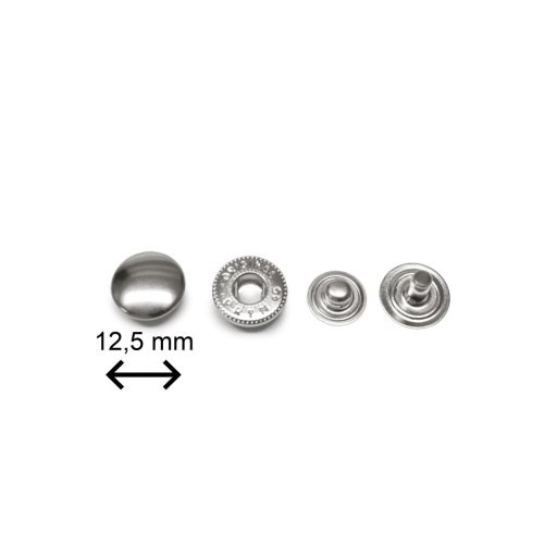 Arany kesztyű patent, vas, 12.5 mm