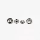 Kesztyű patent, vas alapú, nikkel, 10,5 mm