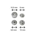 Arany kesztyű patent, réz ,100 darab, 10.5 mm