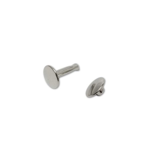 Dupla fejű szegecs, nikkel, 11 x 16 mm