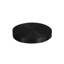 Szatén heveder, fekete, 25 mm