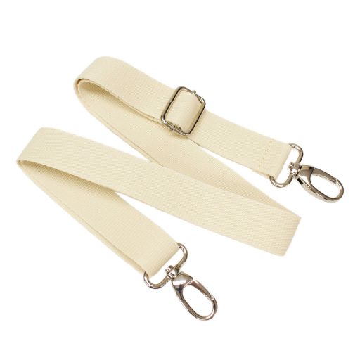 Polipropilén táskapánt, bézs, 3 cm széles