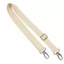 Polipropilén táskapánt, bézs, 3 cm széles