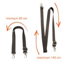 Polipropilén táskapánt, fukszia, 3 cm széles