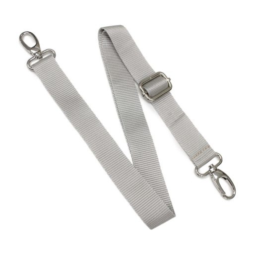 Polipropilén táskapánt, szürke, 3 cm széles