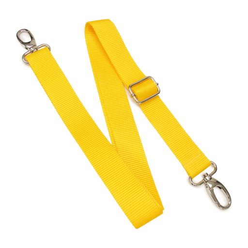 Polipropilén táskapánt, sárga, 3 cm széles