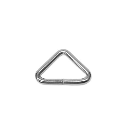 Vas háromszög, 30x17x4 mm, nikkel