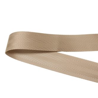 Szatén heveder bézs, 4 cm
