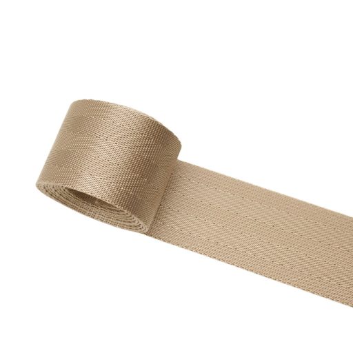 Szatén heveder bézs, 4 cm