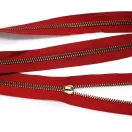 Standard YKK cipzár, bordó, antik, T5
