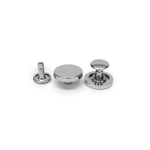 Lapos design szegecs, 14 mm, nikkel