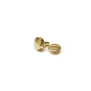 Lapos design szegecs, 11 mm, arany