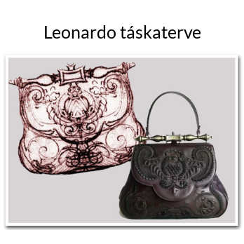 Milyen táskakellékeket választana Leonardo da Vinci?